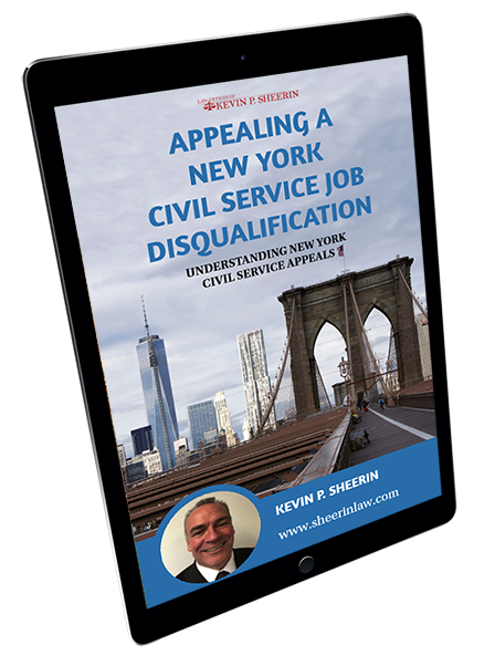 Appealing a New York Civil Service job disqualification