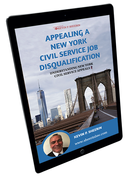 Appealing a New York Civil Service job disqualification